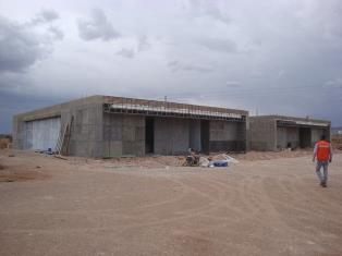 CONTINÚA CONSTRUCCIÓN DE LA UNIDAD REGIONAL DE SEGURIDAD EN FRESNILLO; TIENE AVANCE DE 88%