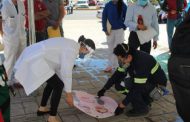 REFUERZAN CON ARCO SANITARIO ATENCIÓN EN LA DIRECCIÓN DE POLICÍA DE SEGURIDAD VIAL