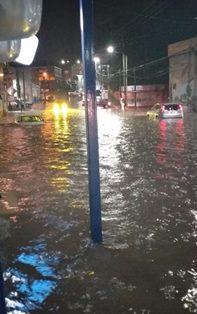 LLUVIA PROVOCÓ AFECTACIONES A VIVIENDAS Y ENCHARCAMIENTOS EN LA ZONA METROPOLITANA
