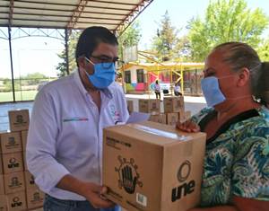 EN FRANCISCO R. MURGUÍA Y MIGUEL AUZA RECIBEN APOYOS ALIMENTARIOS Y DE EMPLEO TEMPORAL