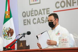 ANUNCIA TELLO LINEAMIENTOS SANITARIOS PARA INICIAR FASE DE NUEVA REALIDAD EN ZACATECAS