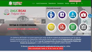 POR TERCERA OCASIÓN, DESTACA ZACATECAS A NIVEL NACIONAL EN TRANSPARENCIA