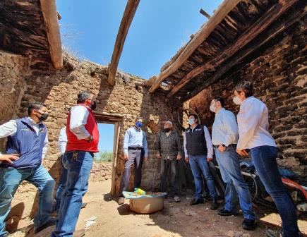 GOBIERNO DEL ESTADO ATIENDE A FAMILIAS DAMNIFICADAS POR LLUVIA ATÍPICA EN JUAN ALDAMA