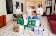 ENTREGAN EQUIPO SANITARIO A PERSONAL DE FUNERARIAS ISSSTEZAC