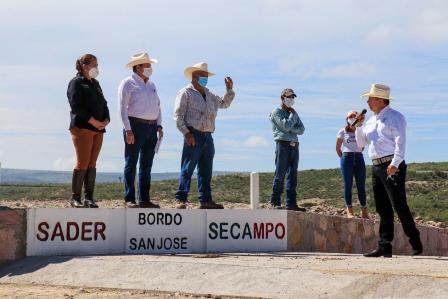INVIERTE GOBIERNO 36.6 MDP EN OBRAS HIDROAGRÍCOLAS EN TRES MUNICIPIOS ZACATECANOS