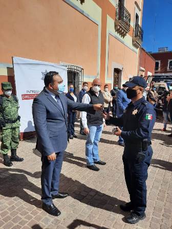 SE FORTALECE SEGURIDAD EN FRESNILLO CON LA ENTREGA DE CINCO PATRULLAS EQUIPADAS Y REMODELACIÓN DEL C-4