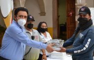 Entregan apoyos a familias Villanovenses afectadas por la contingencia sanitaria.