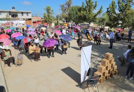 ENTREGA GOBIERNO DE ZACATECAS APOYO ALIMENTARIO A FAMILIAS DE POZO DE GAMBOA