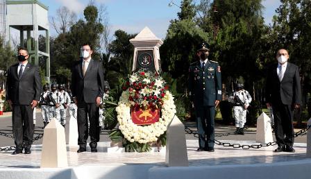 ENCABEZA GOBERNADOR CEREMONIA CONMEMORATIVA POR GESTA DE LOS NIÑOS HÉROES DE CHAPULTEPEC