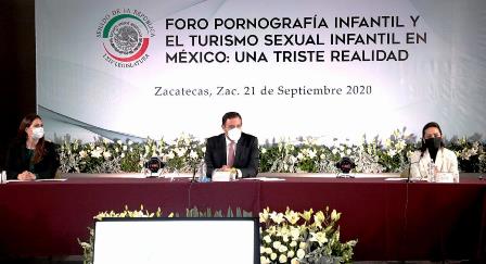 GOBERNADOR SE COMPROMETE A REFORZAR ACCIONES PARA PREVENIR Y ERRADICAR LA PORNOGRAFÍA INFANTIL