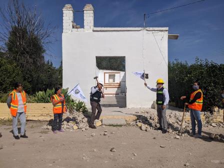 ARRANCAN OBRAS DEL 2X1 EN JUAN ALDAMA
