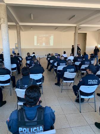 CAPACITA SSP A POLICÍAS EN DETENCIÓN EN FLAGRANCIA