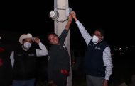 MEJORAN EL ALUMBRADO PÚBLICO DE LA COLONIA PROGRESO CON LA INSTALACIÓN DE 48 LUMINARIAS LED