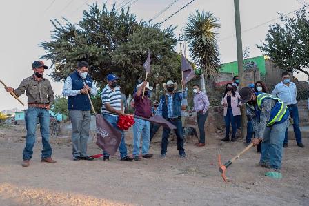 ENTREGA SAÚL MONREAL OBRA DE DRENAJE EN LA COMUNIDAD MATÍAS RAMOS