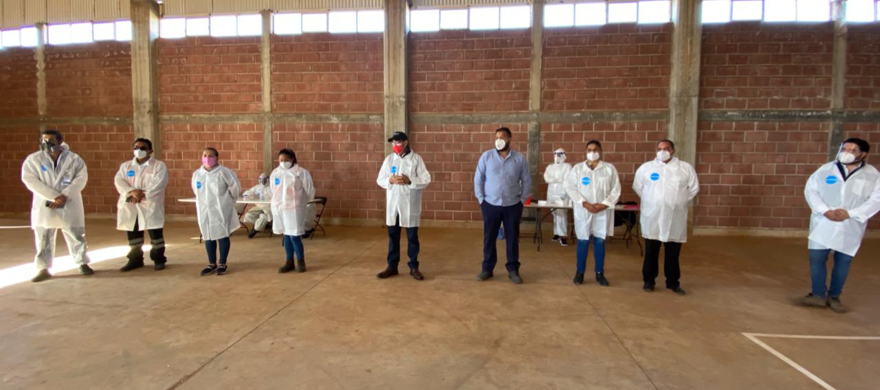 Grupo México, Grupo Peñoles y el Gobierno Municipal, realizan pruebas gratuitas de COVID-19 en la Comunidad de San José de Félix