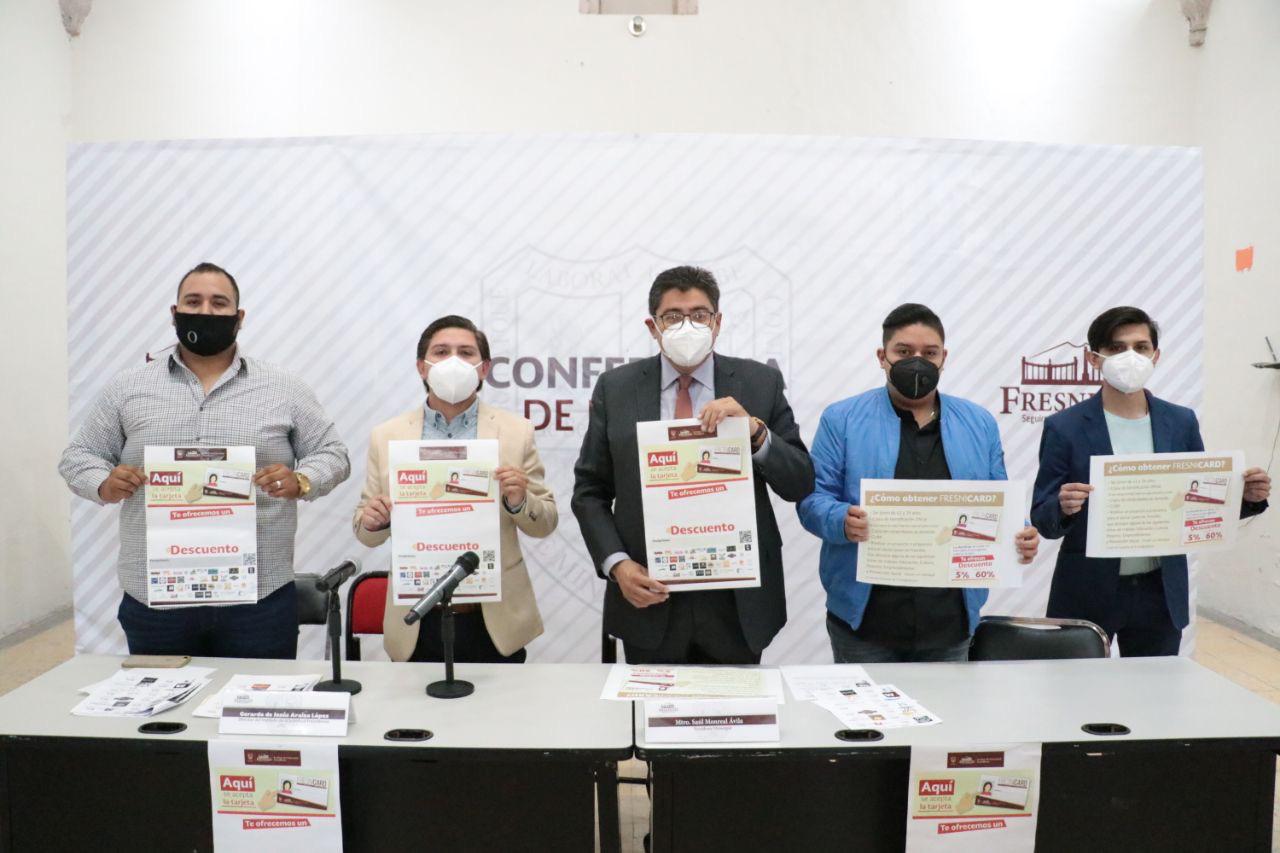 PRESENTAN LA FRESNICARD, TARJETA DE BENEFICIOS PARA LOS JÓVENES FRESNILLENSES