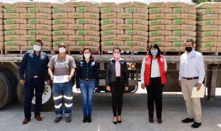 BENEFICIA GOBIERNO A MÁS DE 3 MIL HABITANTES DE NORIA DE ÁNGELES CON MATERIAL PARA CONSTRUCCIÓN