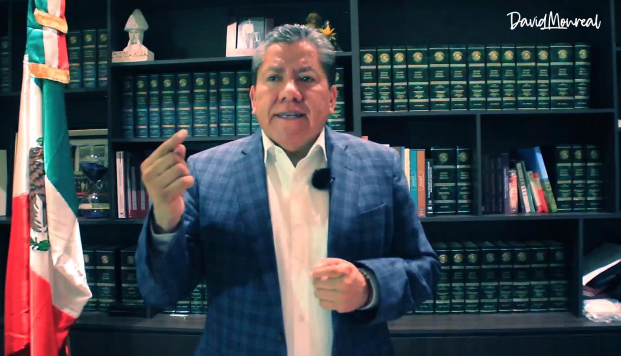 David Monreal va por la Gubernatura de Zacatecas; exhorta a la unión y participación ciudadana para la transformación del estado