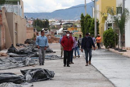 EL ALCALDE, SAÚL MONREAL RELIZA SUPERVICIÓN DE OBRAS