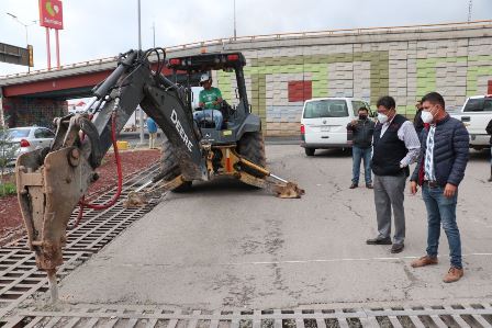 ENTREGAN BOCAS DE TORMENTA REHABILITADAS EN EL PASEO DEL MINERAL