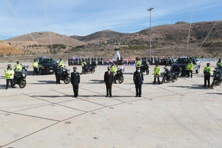 ENTREGA GOBIERNO ESTATAL 22 MOTOS A POLICÍAS VIALES AL CONMEMORAR EL 77 ANIVERSARIO DE LA CORPORACIÓN