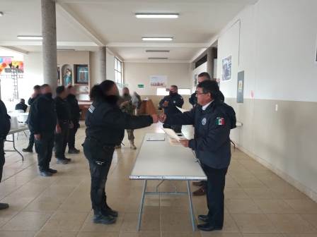 CONCLUYEN ELEMENTOS PENITENCIARIOS CURSO DE TÉCNICAS, TÁCTICAS POLICIALES Y PRIMEROS AUXILIOS