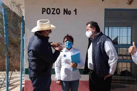 SAÚL MONREAL SUPERVISA LOS TRABAJOS QUE REALIZA EL SIAPASF Y CONAGUA EN BENEFICIO DE LOS FRESNILLENSES