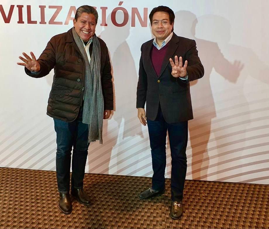 David Monreal se reúne con Mario Delgado; coinciden en la unidad social para consolidar la transformación en Zacatecas