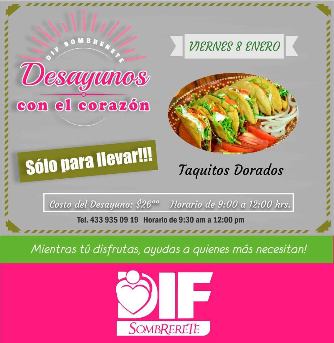 En el 2021 seguirán los desayunos DIF