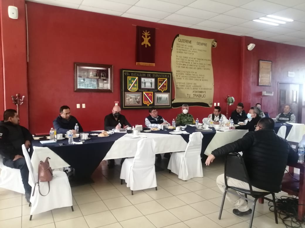 GRUPO DE COORDINACIÓN LOCAL EVALÚA ESTRATEGIA PARA FORTALECER LA SEGURIDAD EN FRESNILLO