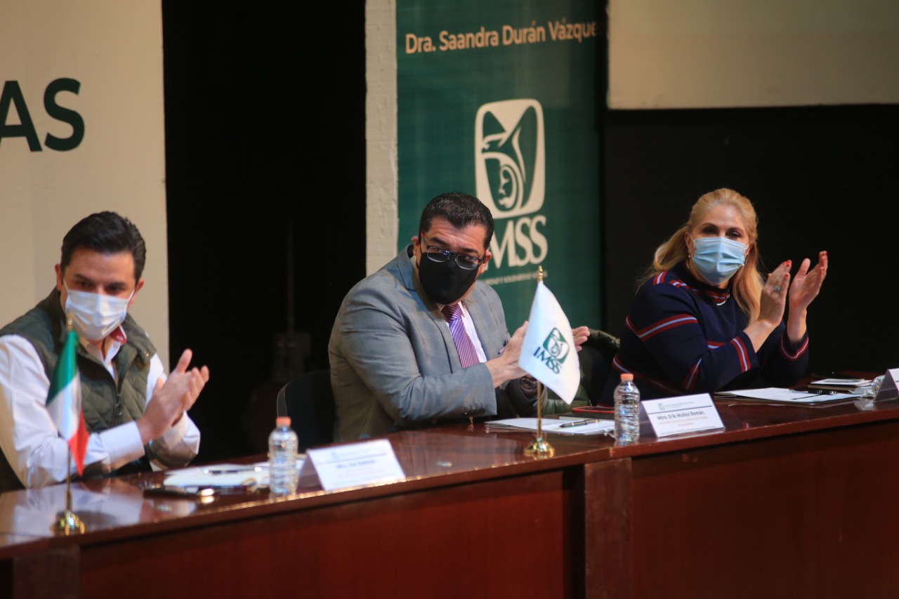 DESTACA SECRETARIO DE GOBIERNO TRABAJO COORDINADO CON EL IMSS PARA EXITOSA JORNADA DE VACUNACIÓN ANTICOVID-19