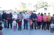 MARTÍN ÁLVAREZ INAUGURA LAS CALLES LÁZARO CÁRDENAS Y JUÁREZ EN LA COMUNIDAD DE TRUJILLO