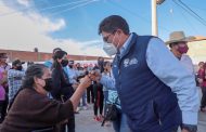 INAUGURA SAÚL MONREAL LA REHABILITACIÓN DE LA CALLE LIENZO CHARRO