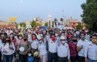 Visita Javo Torres San José de Lourdes acompañado de los candidatos a Diputados de la Coalición Va por Zacatecas