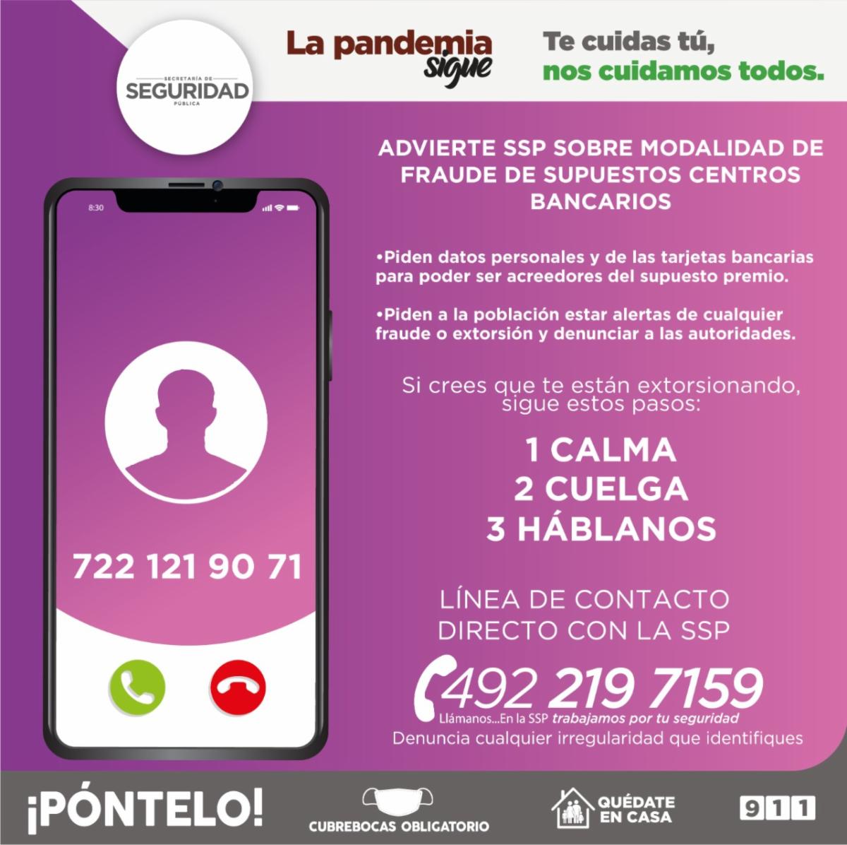 ALERTAN SOBRE MODALIDAD DE FRAUDE DE SUPUESTOS CENTROS BANCARIOS