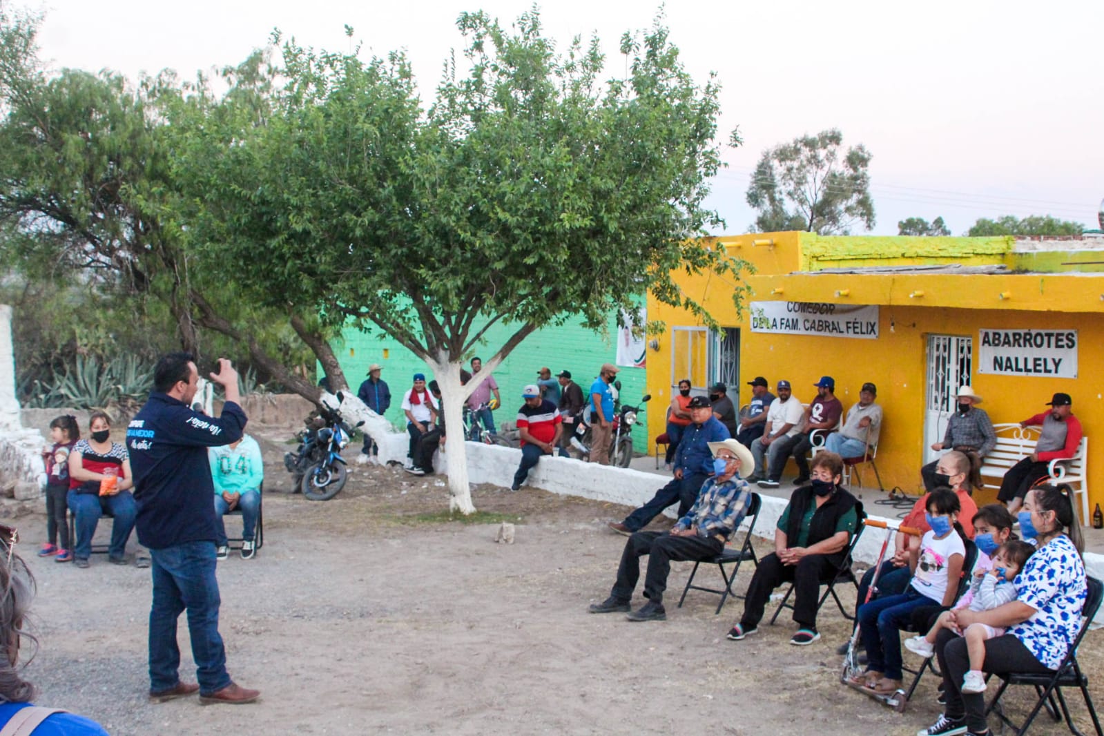 PEPE PASTELES ESTABLECE COMPROMISO DE SEGURIDAD CON LA ZONA RURAL