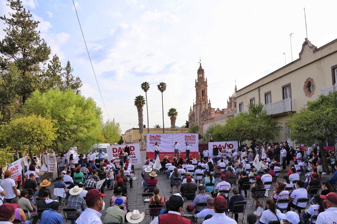 El sur ya decidió y va con David Monreal por la transformación de Zacatecas