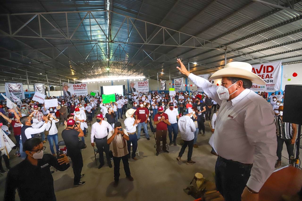 Advierte David Monreal Ávila que se acabarán los sueldos de 600 mil pesos de la “burocracia dorada”