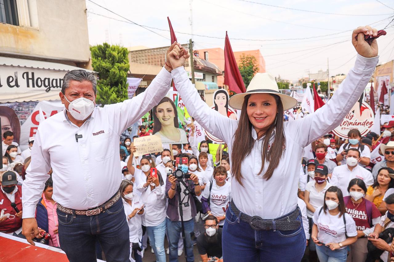 Respalda Calera a Gaby Pinedo; la Cuarta Transformación en Zacatecas será una realidad