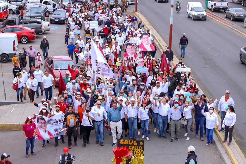 IMPRESIONANTE, CIERRE HISTÓRICO DE SAÚL MONREAL EN FRESNILLO