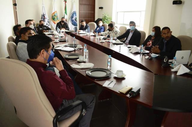 MANTIENEN COORDINACIÓN Y TRABAJO CONJUNTO SSP Y ALCALDES