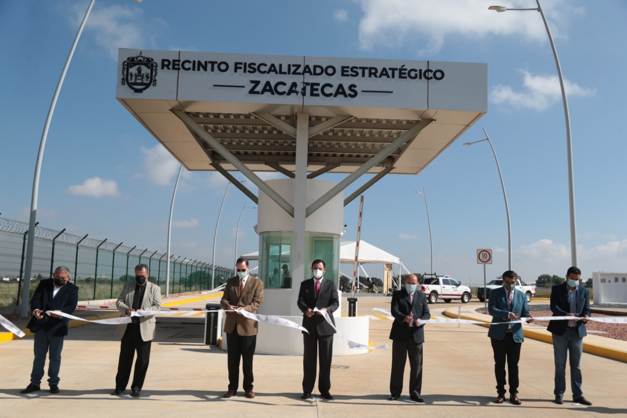 HOY ES UN GRAN DÍA PARA EL DESARROLLO ECONÓMICO DE ZACATECAS: GOBERNADOR AL INAUGURAR EL RECINTO FISCALIZADO ESTRATÉGICO