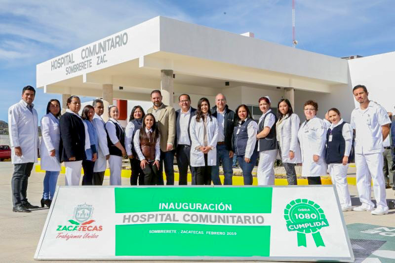 CON DOS NUEVOS HOSPITALES Y CINCO CENTROS DE SALUD, CUMPLE TELLO A LAS Y LOS ZACATECANOS