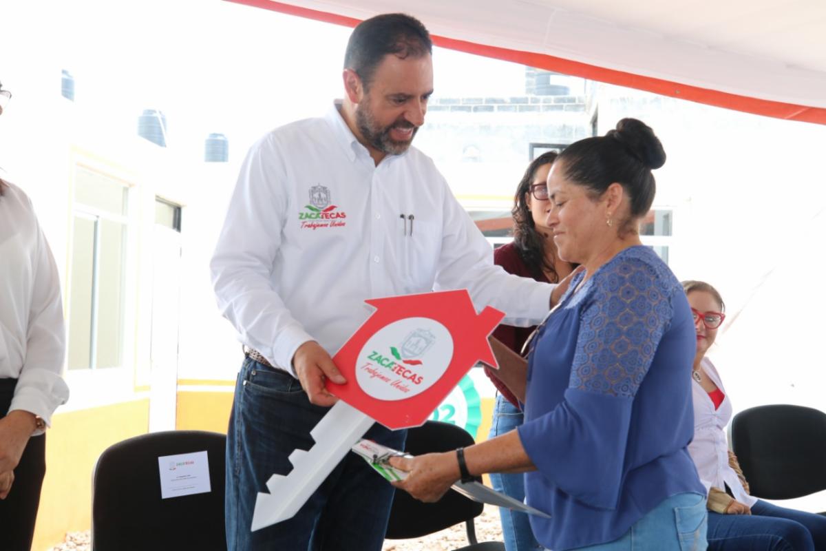 CON ACCIONES DE VIVIENDAS Y LA CERTEZA JURÍDICA DE PROPIEDADES, ZACATECAS AVANZA EN SU DESARROLLO URBANO