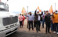 Gobernador David Monreal inicia reconstrucción de la carretera Plateros-La Salada-Rancho Grande