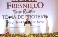 Amor con amor se paga y no voy a titubear ni a regatear mi respaldo a Fresnillo: Gobernador David Monreal