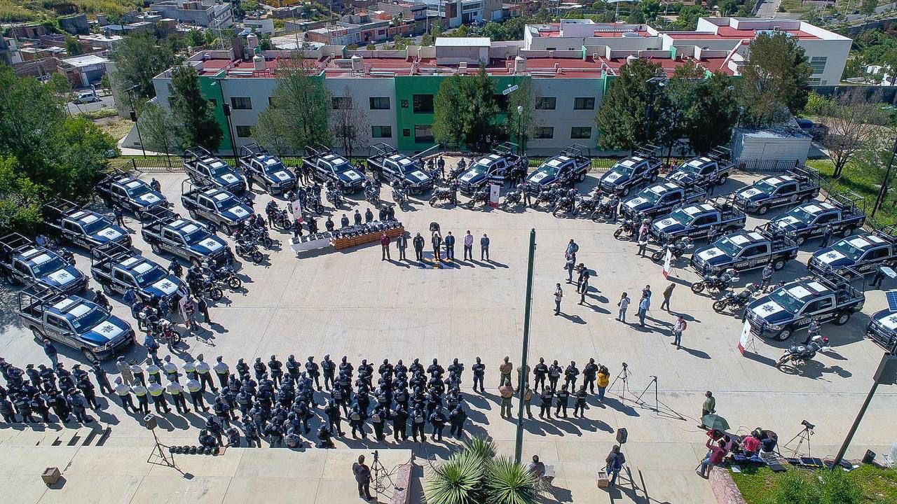 Pese a crisis financiera, refuerza Gobernador David Monreal a corporaciones policiacas con más patrullas y equipamiento