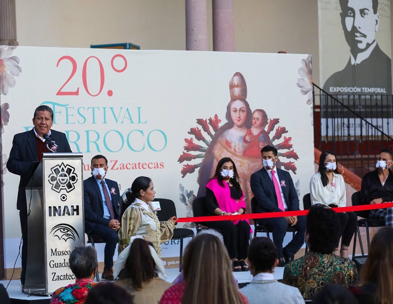 Inaugura Gobernador David Monreal el 20 Festival Barroco de Guadalupe