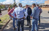 Supervisa Gobernador David Monreal pavimentación de vialidades en Guadalupe
