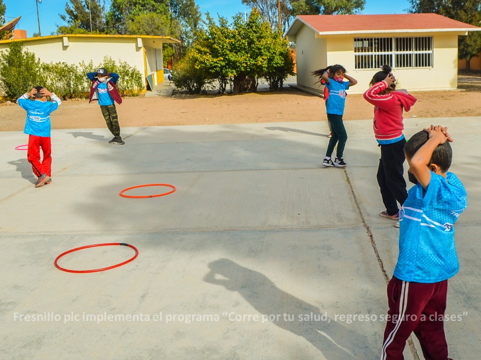 Fresnillo plc implementa el programa “Corre por tu salud, regreso seguro a clases”